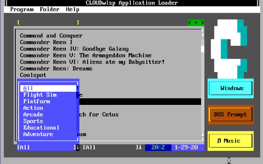 MS-DOS Application Loader